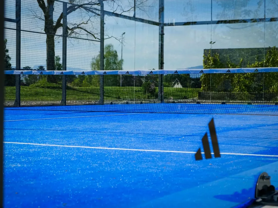 Padel, Mondo, Poligrass, Entretien - Gazon synthétique high fibers, Équipement - Box-up