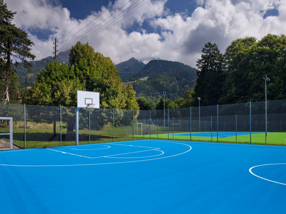 Tennis & multisport – Les Avants, Multisport, Tennis, Laykold, Réfection