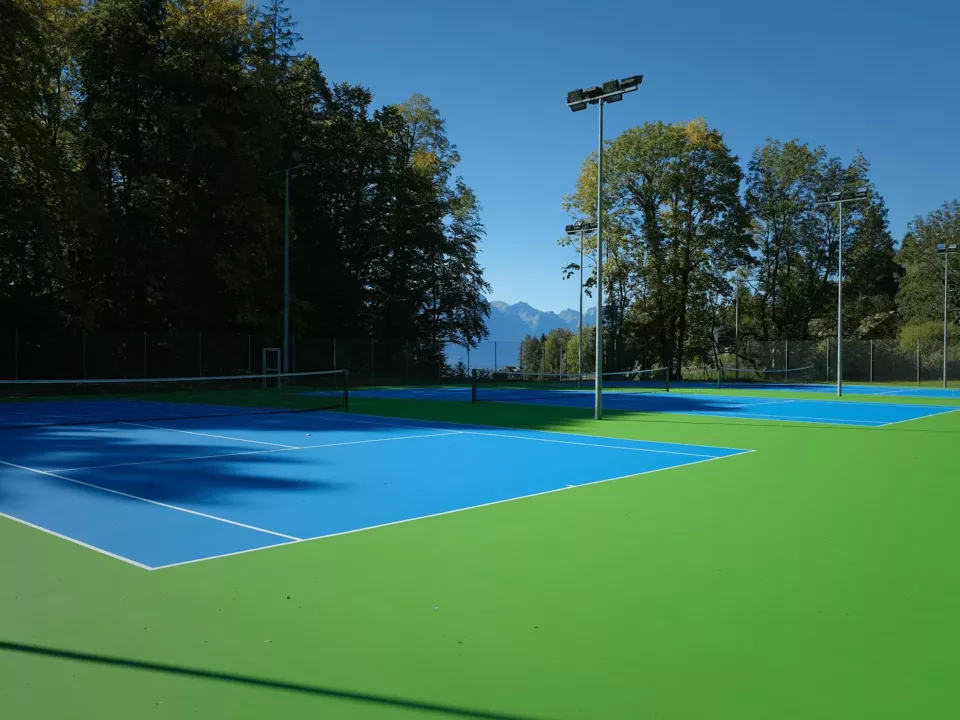 Tennis, Laykold, Mondo, Poligrass, Entretien - Gazon naturel & hybride